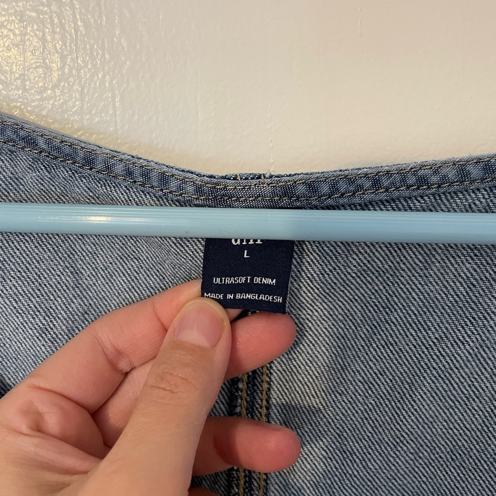 Gap UltraSoft Denim Mini Dress - Picture 3 of 6